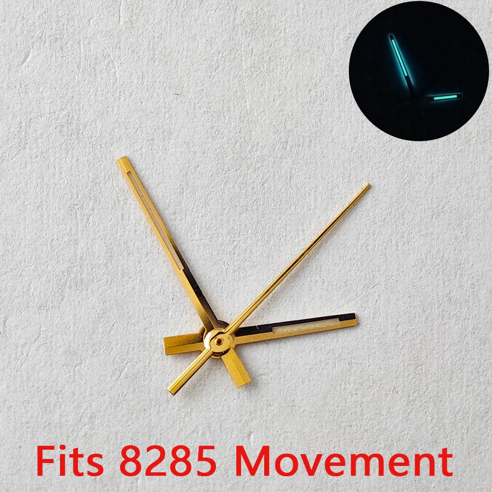 Puntero de reloj de alta calidad, puntero brillante azul-verde, adecuado para movimiento M8285/M8215, accesorios de puntero de reloj, piezas de reloj