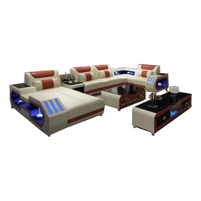 Modern modern functional sofa multi-functional reclining sofa combination