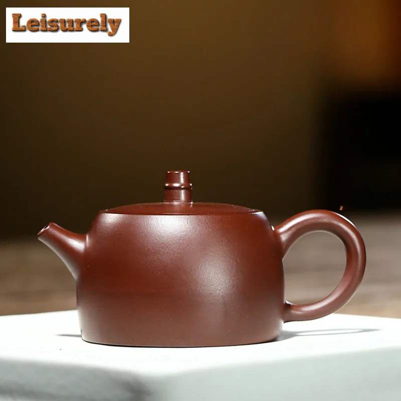 

160 мл высококачественный чайник Исин из фиолетовой глины ручной работы, горшок ручной работы, необработанная руда, фиолетовый чай Чжу, грязевой чайник, китайский чайный сервиз Цзыша, подарок