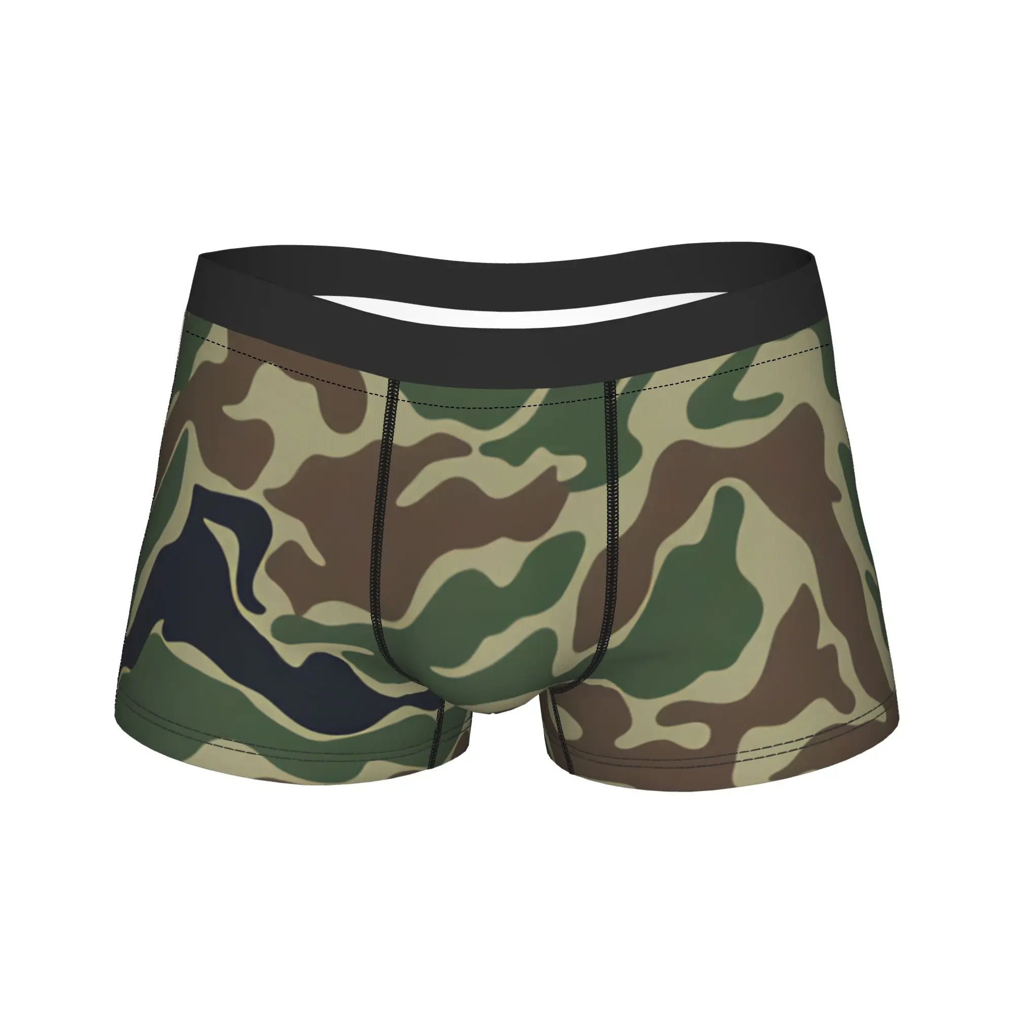 Tiger Stripes Camo  Underwear  Men Panties Custom DIY Breathable Trunk High Quality Boxer Brief Big Size