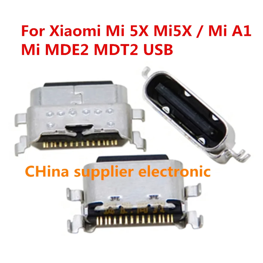 10pcs-100pcs For Xiaomi Mi 5X Mi5X / Mi A1 / Mi MDE2 MDT2 USB Port Charge Jack Socket Plug Charging Dock Connector