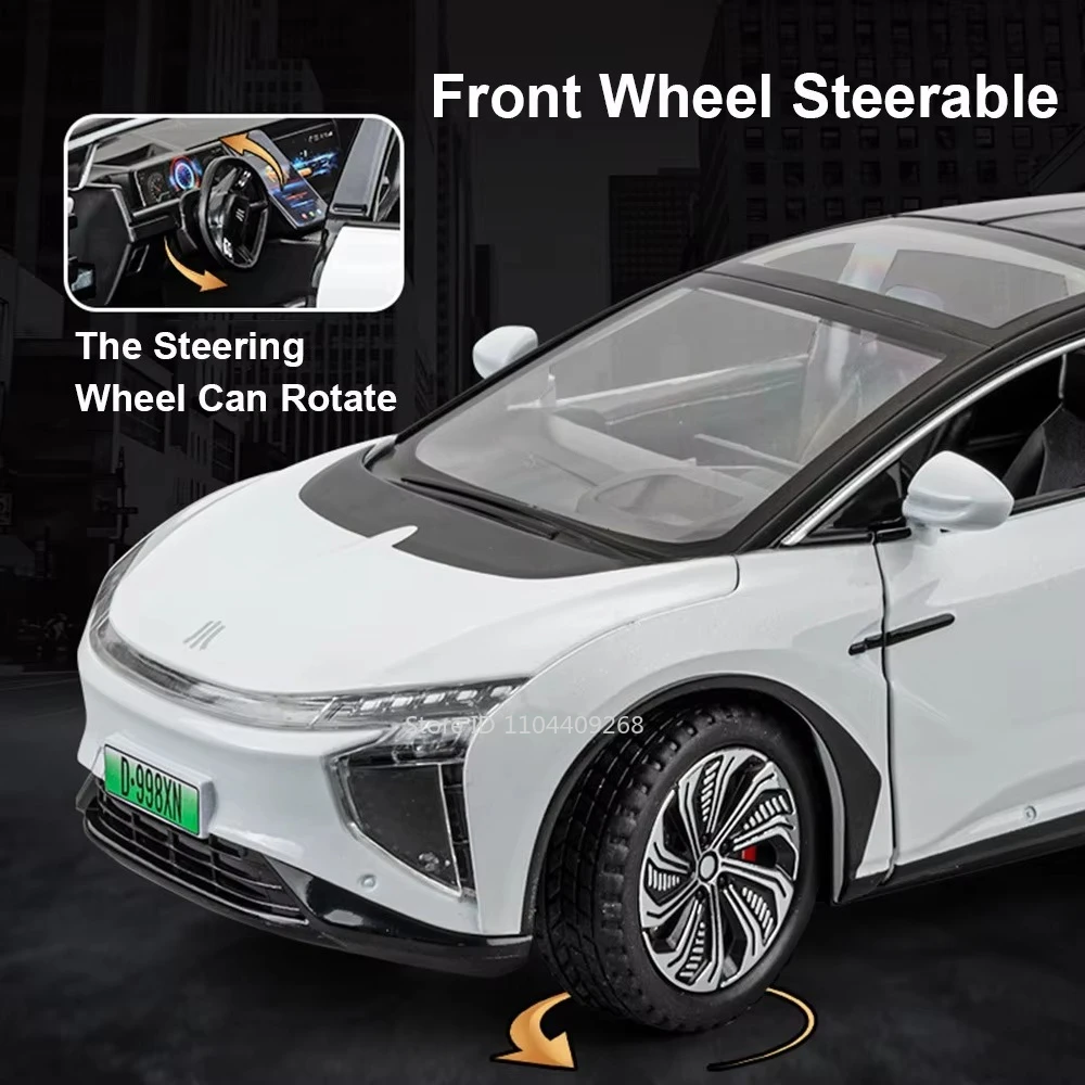 Schaal 1:22 HiPhi X Suzuki Hustler Automodel Speelgoed Geluid Licht Trek Legering Diecast Voertuigen Modellen Decoratie Verjaardagscadeau