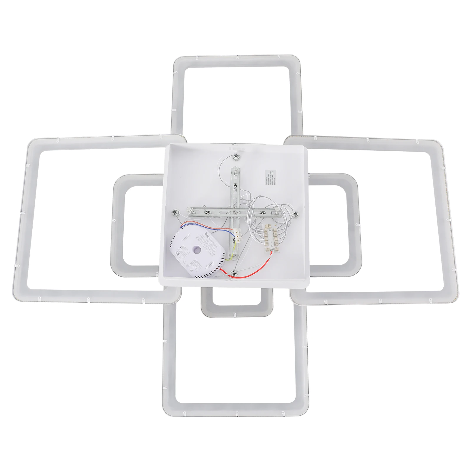 

Современный светодиодный потолочный светильник мощностью 48 Вт с дистанционным управлением и регулируемой яркостью 2700-6000 К для спальни, гостиной, кухни