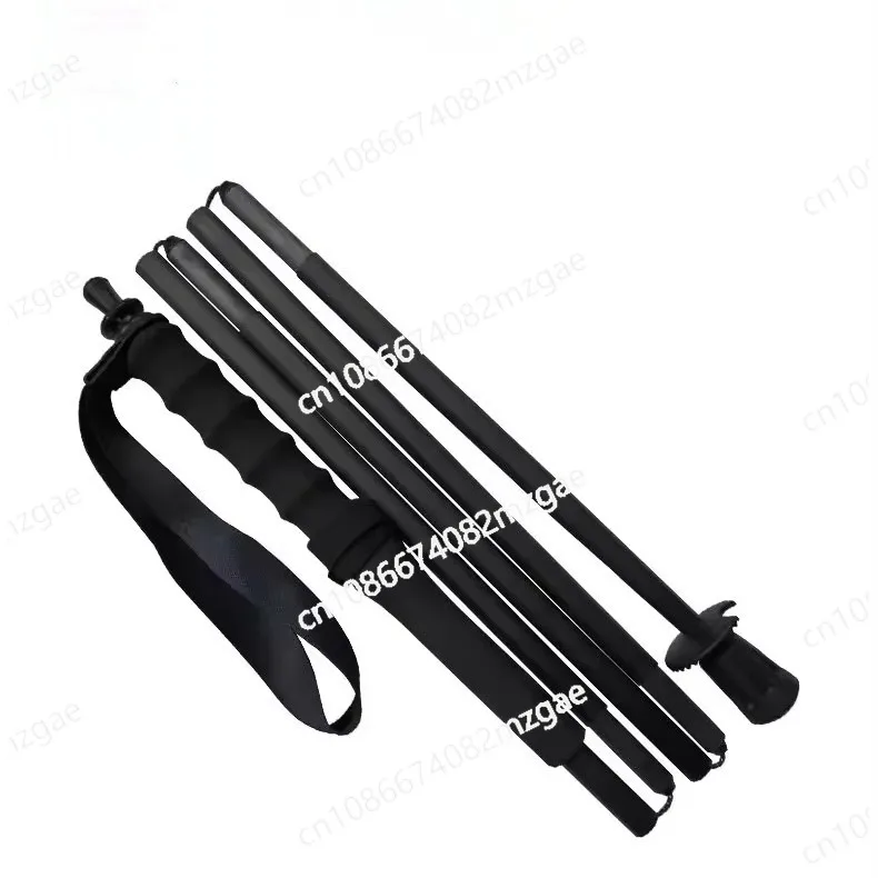 

Сверхлегкая сверхкороткая высокопрочная пятисекционная складная альпинистская палка из углеродного волокна UD, складная для бездорожья