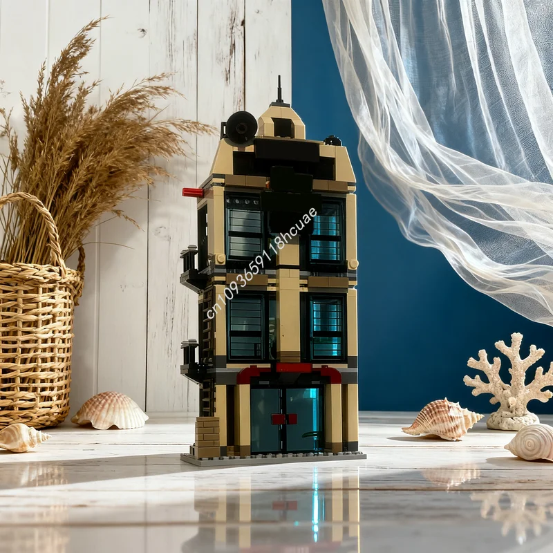 ตัวต่อ MOC ซูเปอร์ฮีโร่ มาร์เวล ไดลี่ บักเกิล 278 ชิ้น แบบโมดูลาร์ สร้างฉากถนน ของเล่นตัวต่อ ของขวัญคริสต์มาส