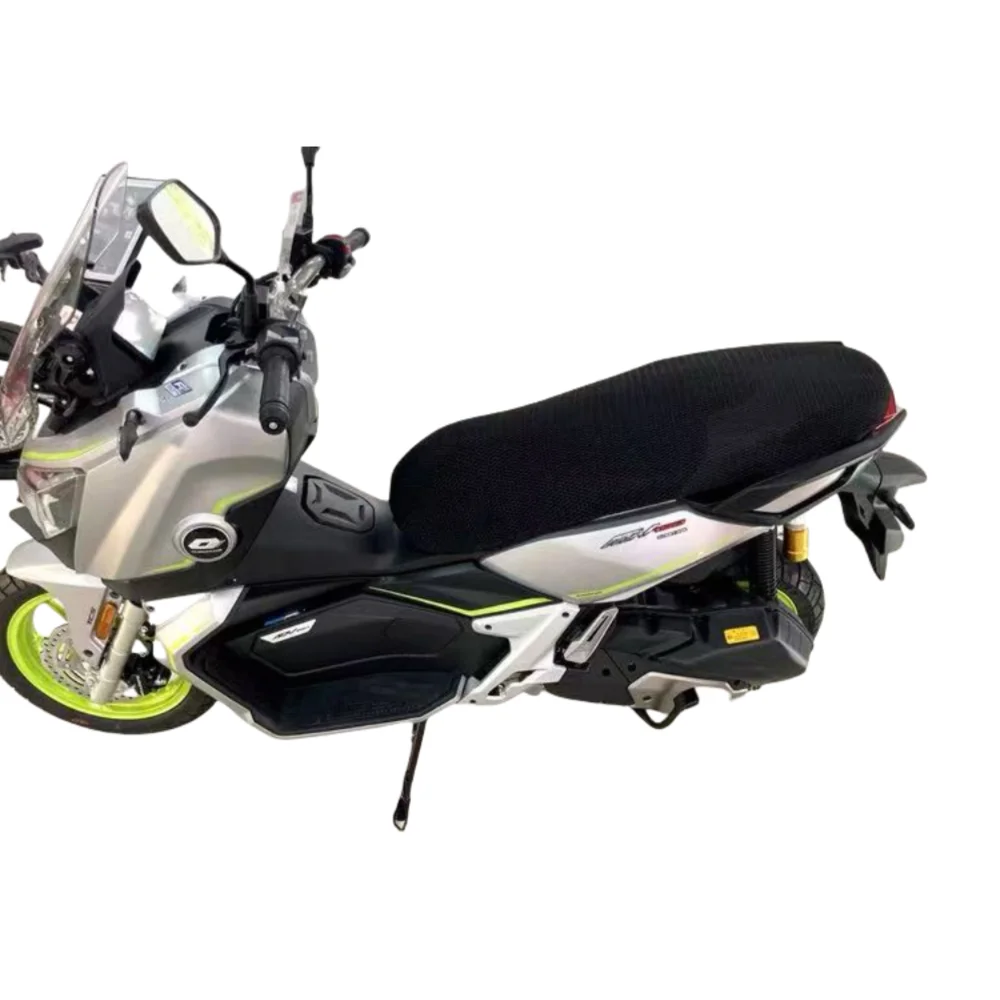 Protective Motorcycle Seat Cover, Thermal Insulation, Breathable, Ventilation Mesh, Fits Qj Motor Mtx 125