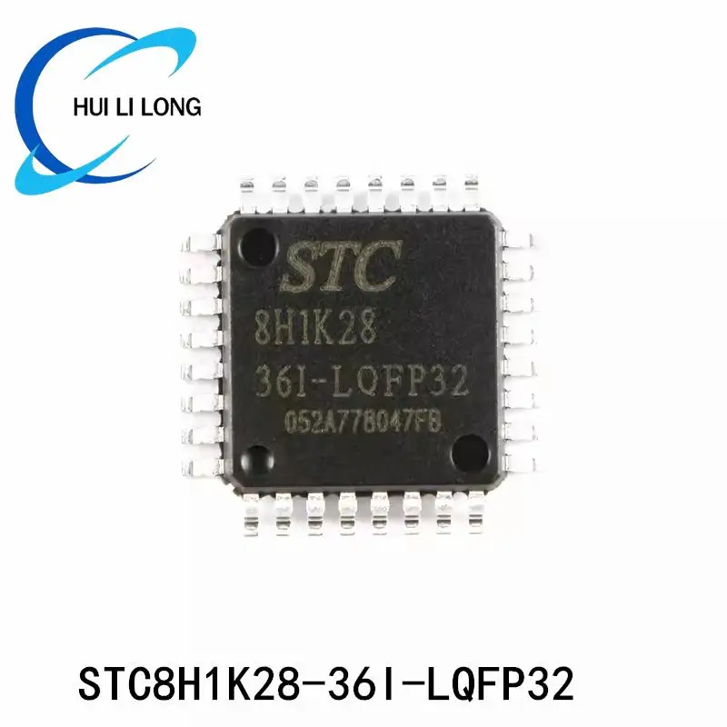 STC8H1K28 STC8H1K28-36I LQFP32 STC 8H1K28 Enhanced 1T 8051 Microcontroller MCU IC Controller Chip STC8H1K28-36I-LQFP32