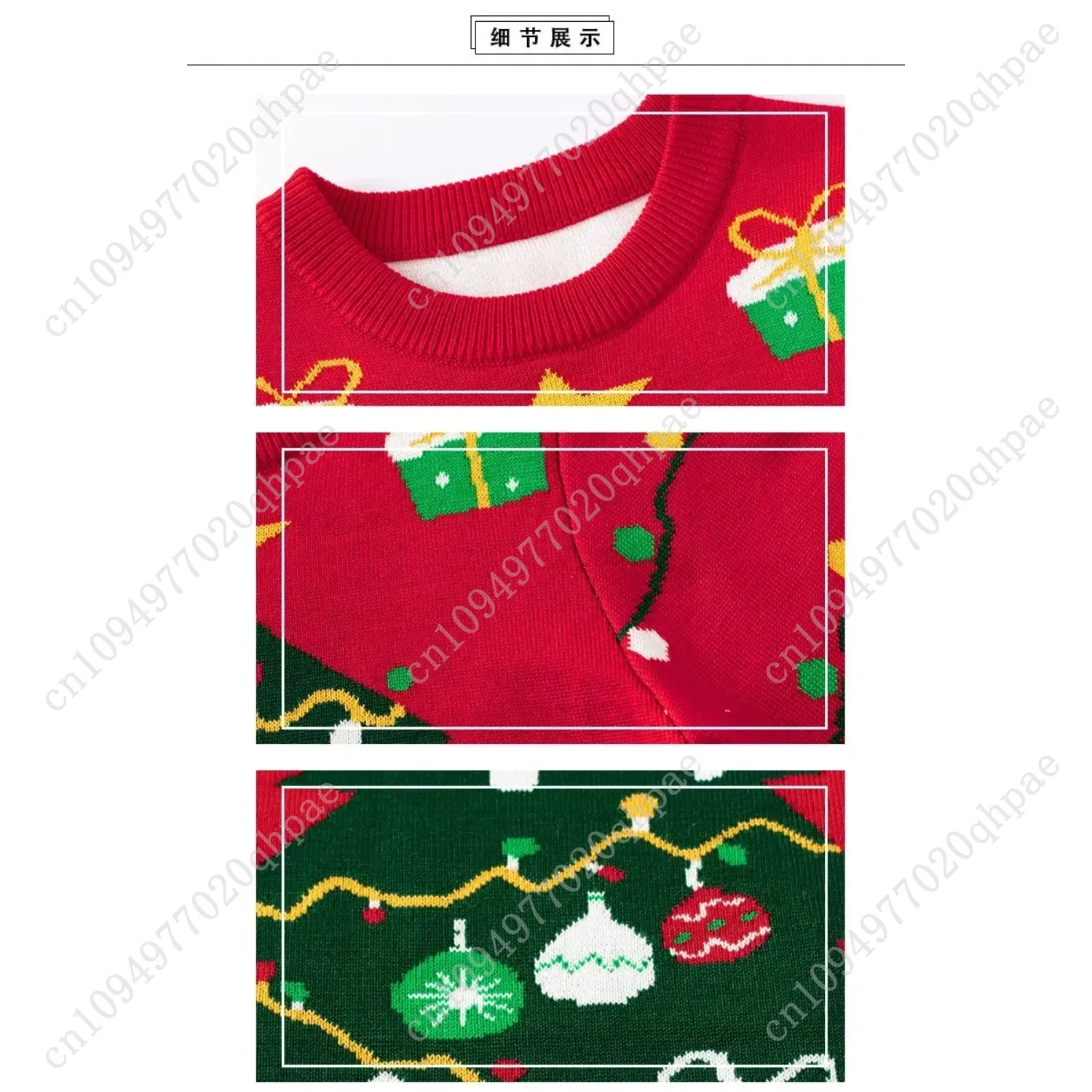 هدية عيد الميلاد للأطفال تريكو سانتا شجرة طباعة عيد الميلاد البلوزات كم كامل س الرقبة لاعبا الأطفال الدافئة لينة البلوز لاعبا #5