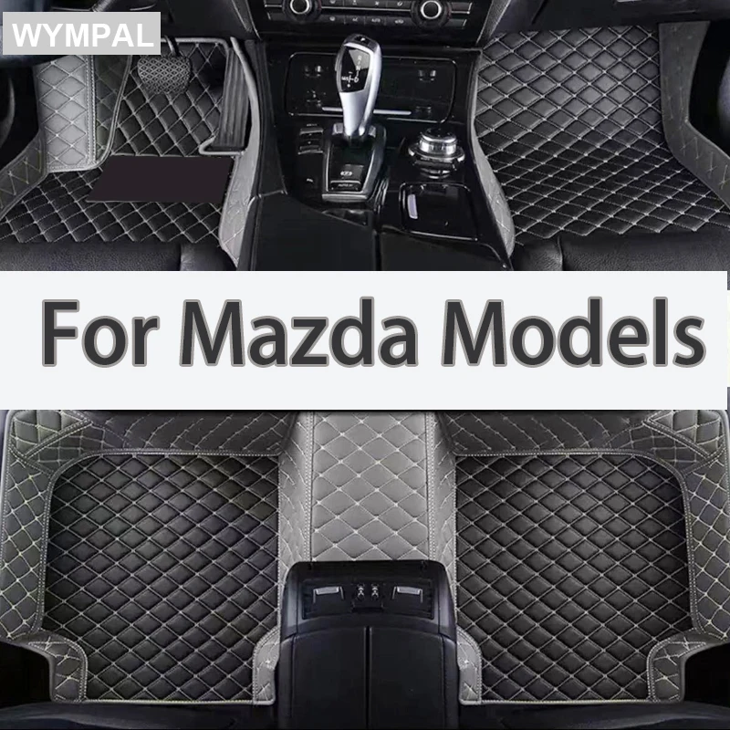 Car Floor Mat For Mazda 3 Axela Cx-5 BT-50 Mazda 5 CX-5 CX-9 CX-8 CX-7 Mazda2 Mazda6 CX-3 Cx-4 CX5 2Demio Mazda3 Car Accessories