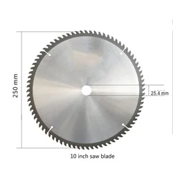 10 inch woodworking saw blade table  cutting machine circular  disc fine alloy steel head 250mm