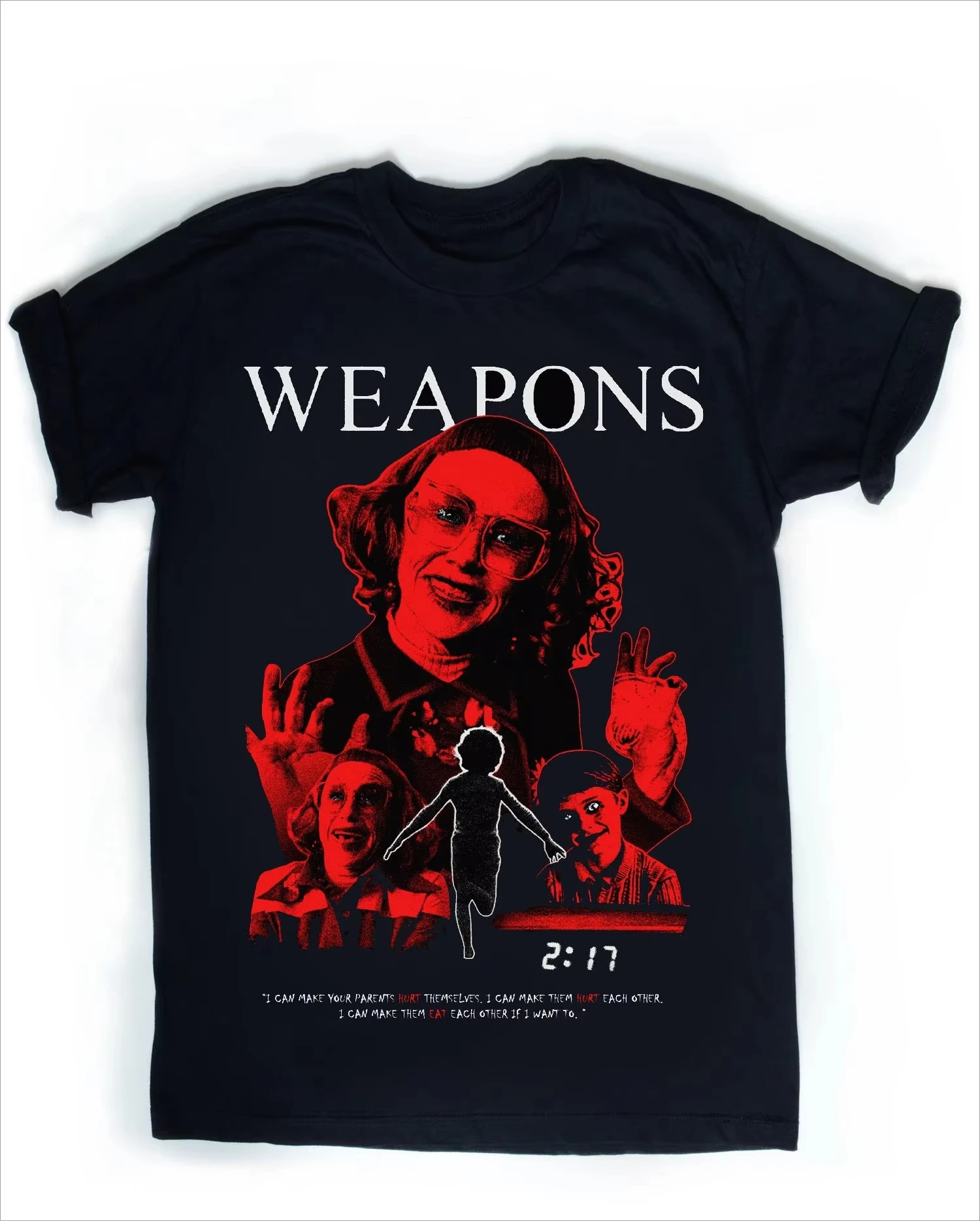 2026 new Weapons Retro Horror Movie T Shirt for Men Women Vintage Supernatural Thriller Graphic Tee