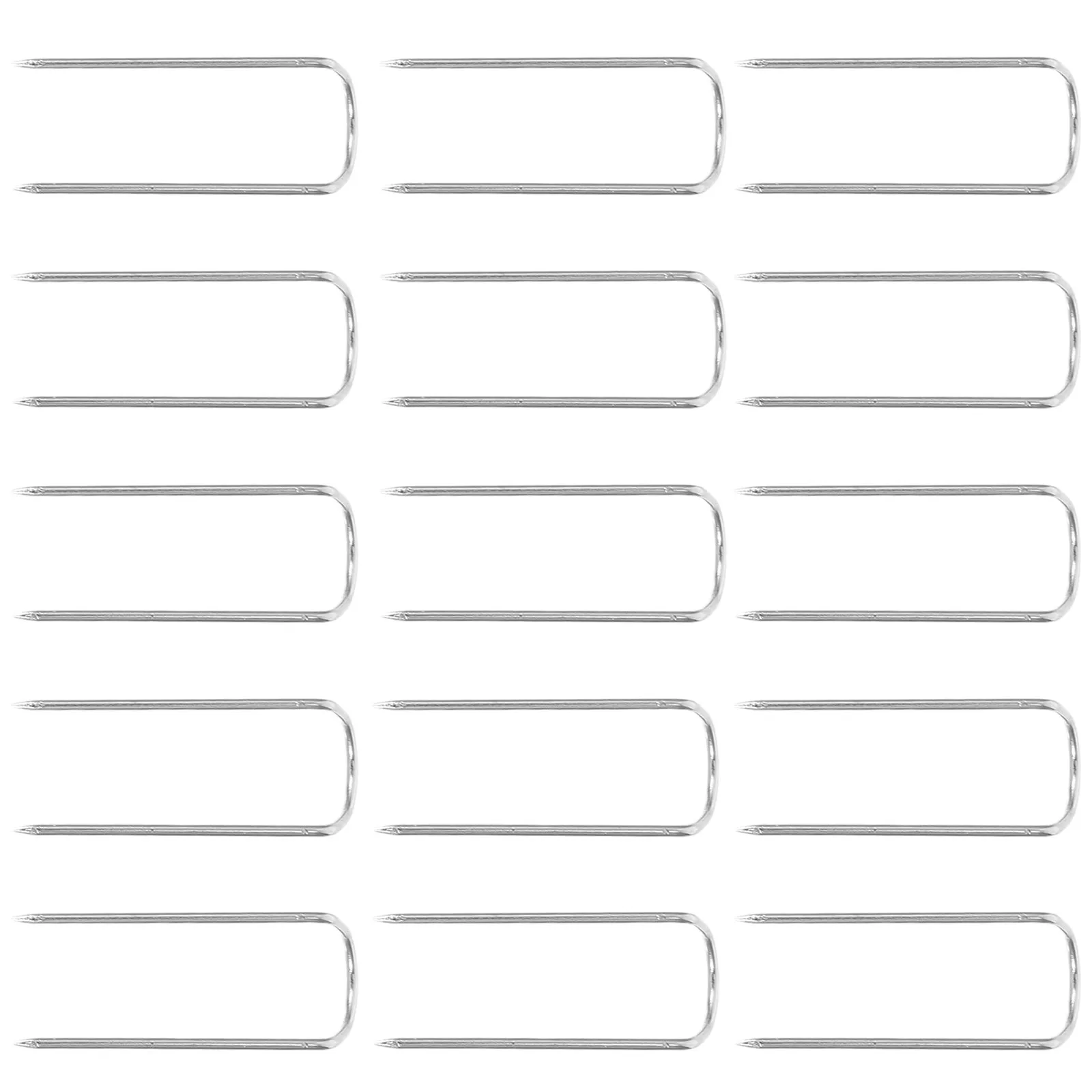 

400Pcs U Shaped Sewing Pins Stainless Steel Quilting Pins for Patchwork Crafts Fabric Positioning Strong Grip No Bend Design