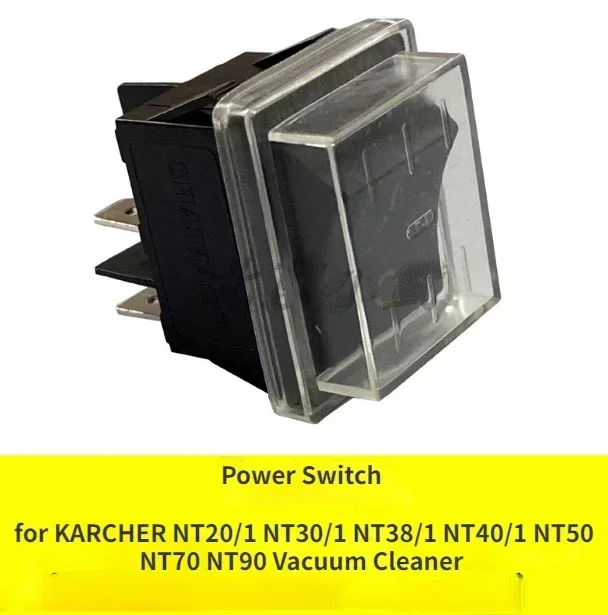 Nuevo 1 Uds interruptor de alimentación de aspiradora interruptor impermeable para KARCHER NT20/1 NT30/1 NT38/1 NT40/1 NT50 NT70