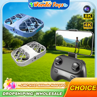 JJRC H107 Mini Drone 8K 4K Camera Hd Drones Rc Quadcopter Fpv Wifi Pocket Ufo Height Hold Remote Control Plane Helicopter Toys