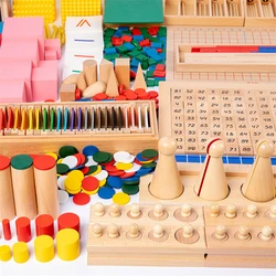 Montessori matematik oyuncaklar aritmetik numarası öğrenme Eudcation Montessori oyuncaklar 3 yaşındakiler için öğrenme faaliyetleri çocuk hediye C64Y