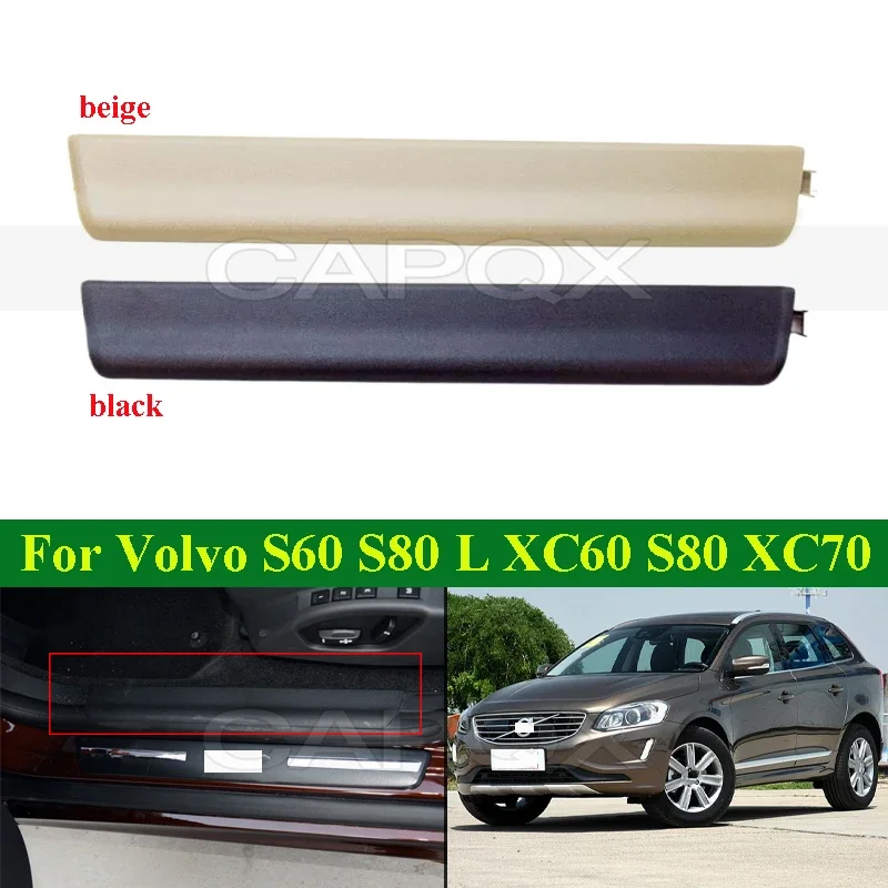 

CAPQX Front Door Sill Moulding Trim Panel For Volvo S60 S80 S80L V60 XC60 S80 XC70 Floor Bead Strip Mould Peda 39810363 39810361