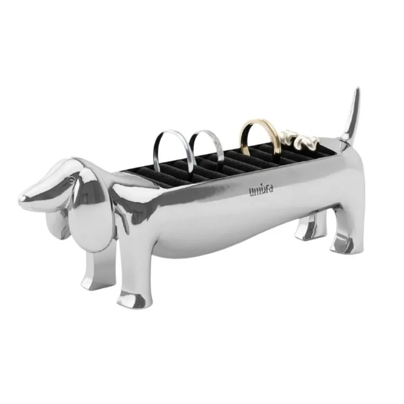 Dackel Hund Ring Halter Schmuck Rack Kleine Schmuck Lagerung Schmuck Display Rack Kreative Nette Ring Halter Ornamente