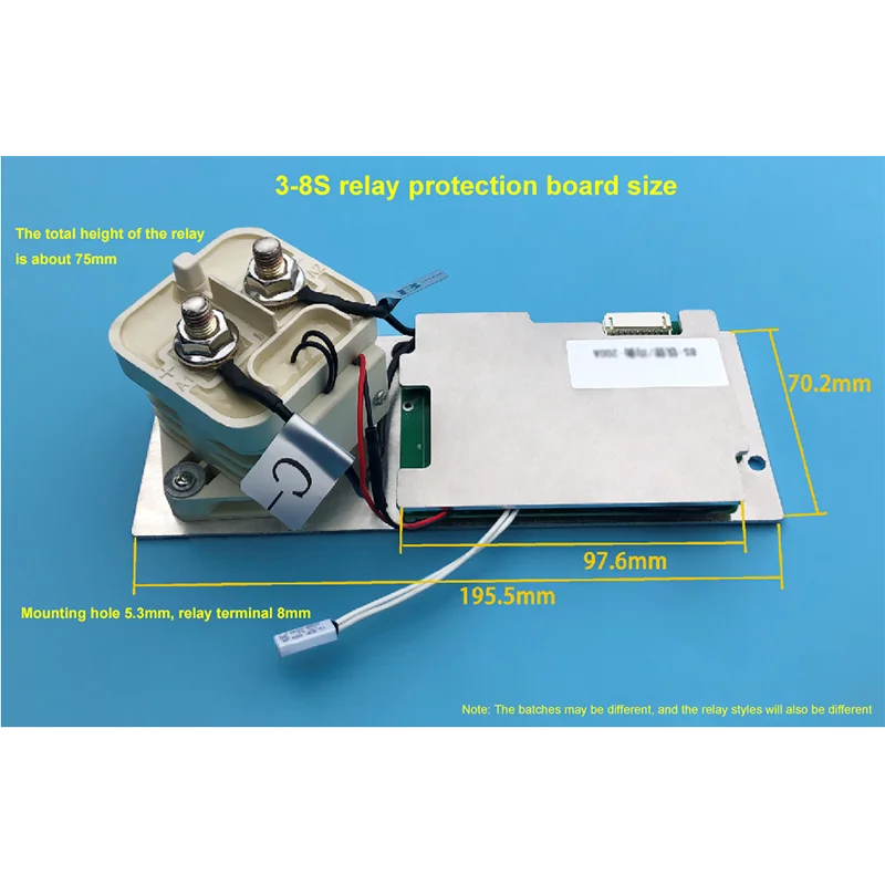 Relay BMS 3S 4S -32S BMS 350A 3000A Peak Lipo/Lifepo4 Battery protection board 7S 8S 10S 12S 13S 16S 17S 20S 24S 28S 32S 35S