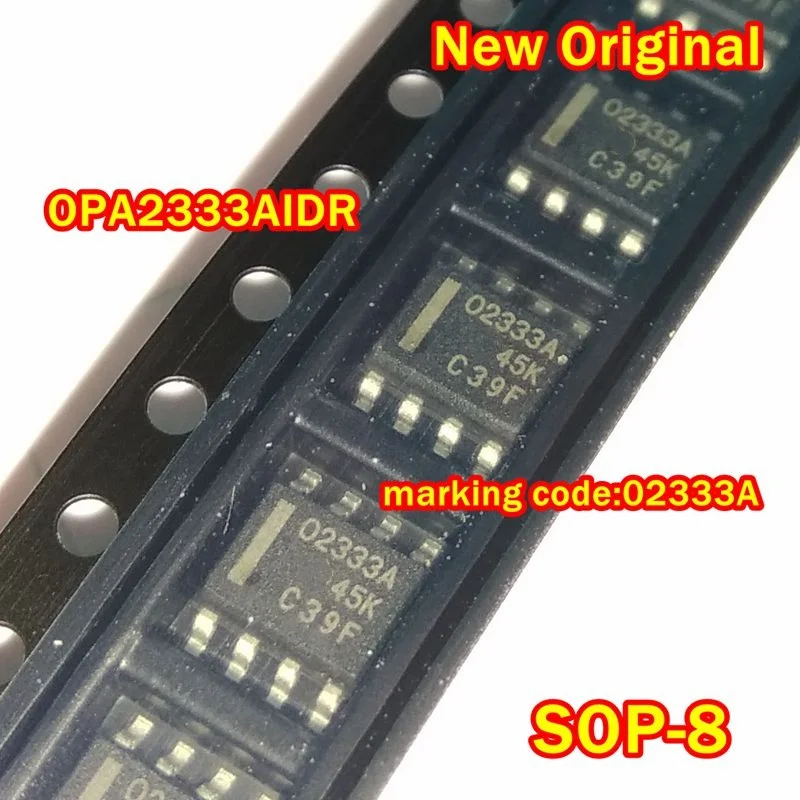 

5Pcs to 100Pcs Opa2333Aidr Sop-8 New Original Marking Code:02333A Low-Power Cmos Operational Amplifier