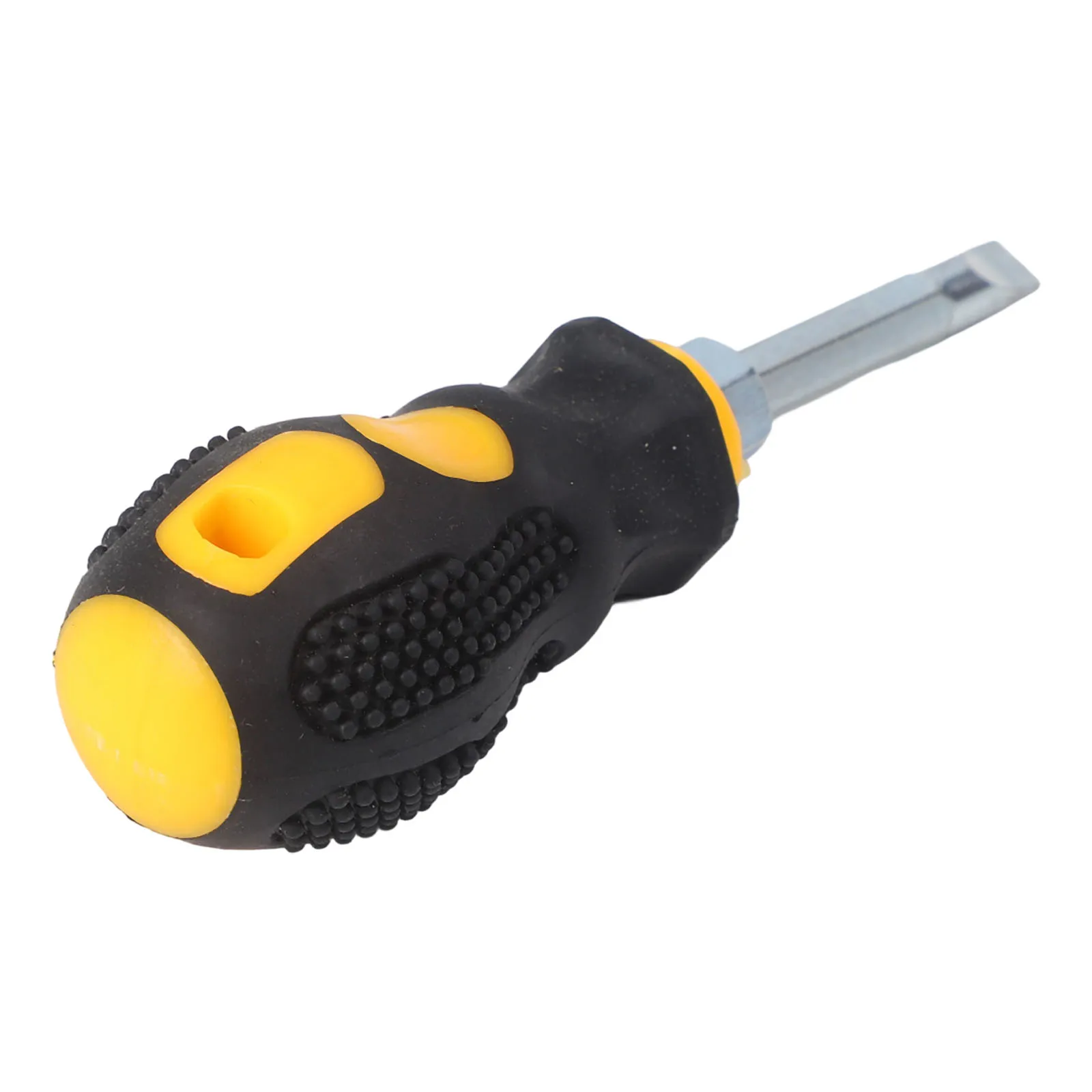 1 個ミニ精密マイナスドライバーポータブル多機能ショートハンドルドライバーツールノンスリップハンドル修理用