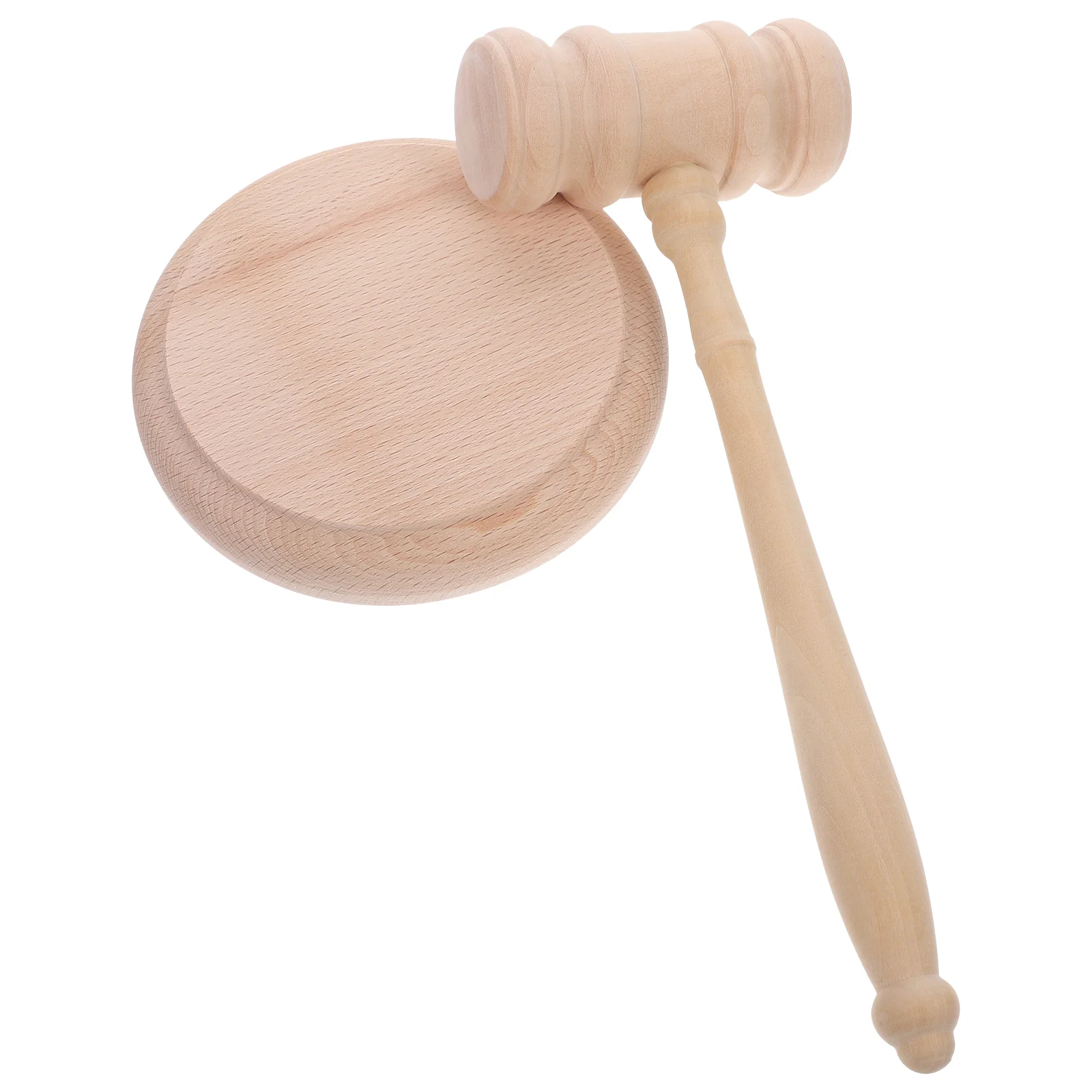 Judge Hammer Gavel Props Accessory Auction Sale Wooden Clock Court Hammers Gavels for