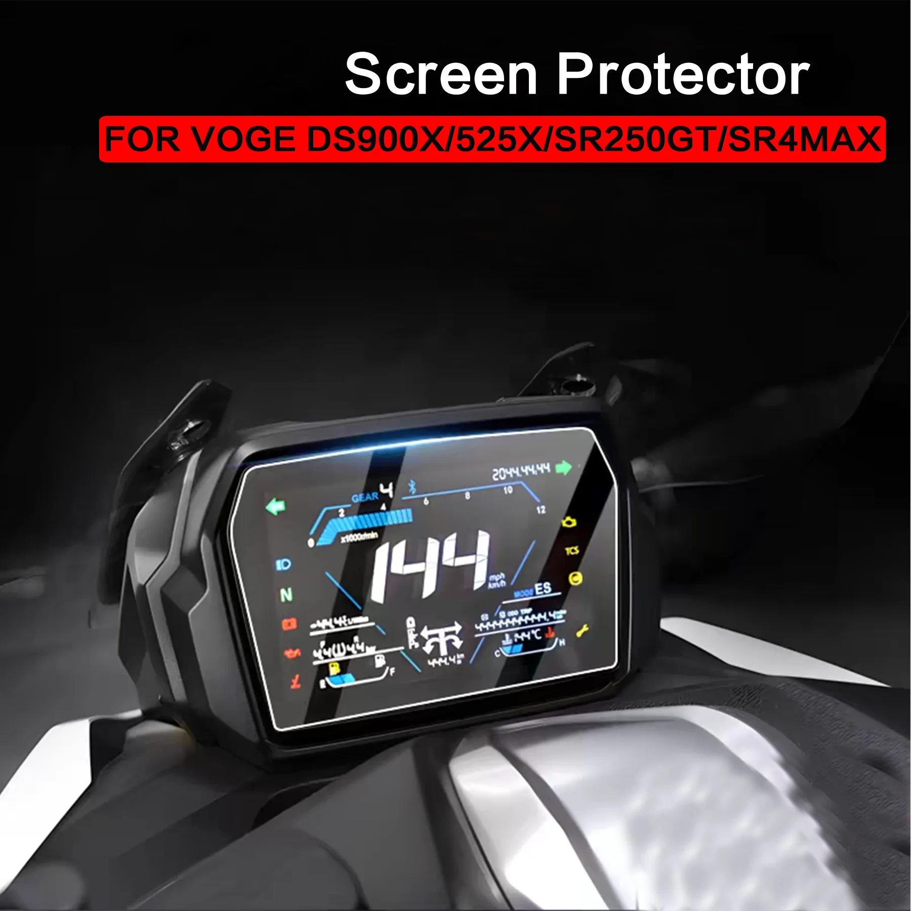 

Dashboard Screen Protector Motorcycle Scratch Cluster Instrument Film For Loncin VOGE Valico DS900X DSX900 DS525X SR4Max SR250GT