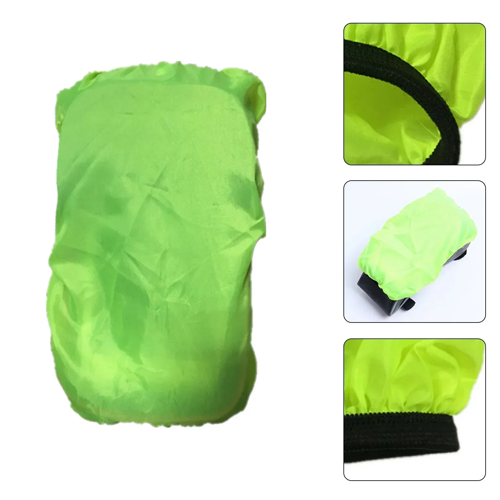 Bicycle Bag Rain Cover Waterproof Coating Inside To Protect Your Luggage From Rain Waterproof Green Lightweight Functional Safe