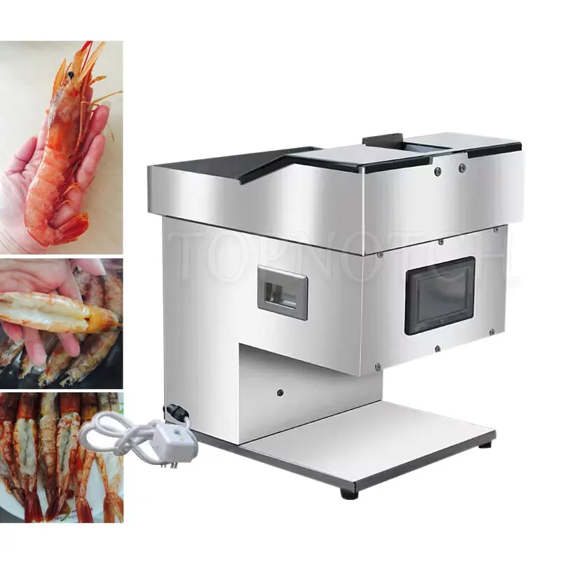 Интеллектуальная коммерческая машина для резки линий креветок на основе замороженных креветок