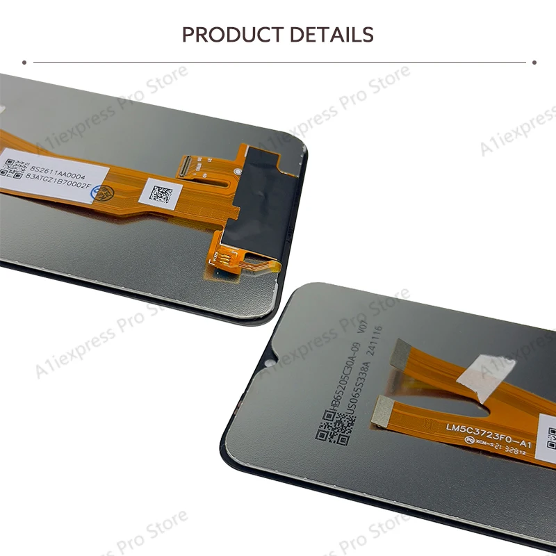 6,5" PLS LCD do Samsung Galaxy A03 Core A032 Wyświetlacz LCD Ekran dotykowy Digitizer Zespół A032F A032M Części do naprawy ekranu LCD — zdjęcie produktu 6