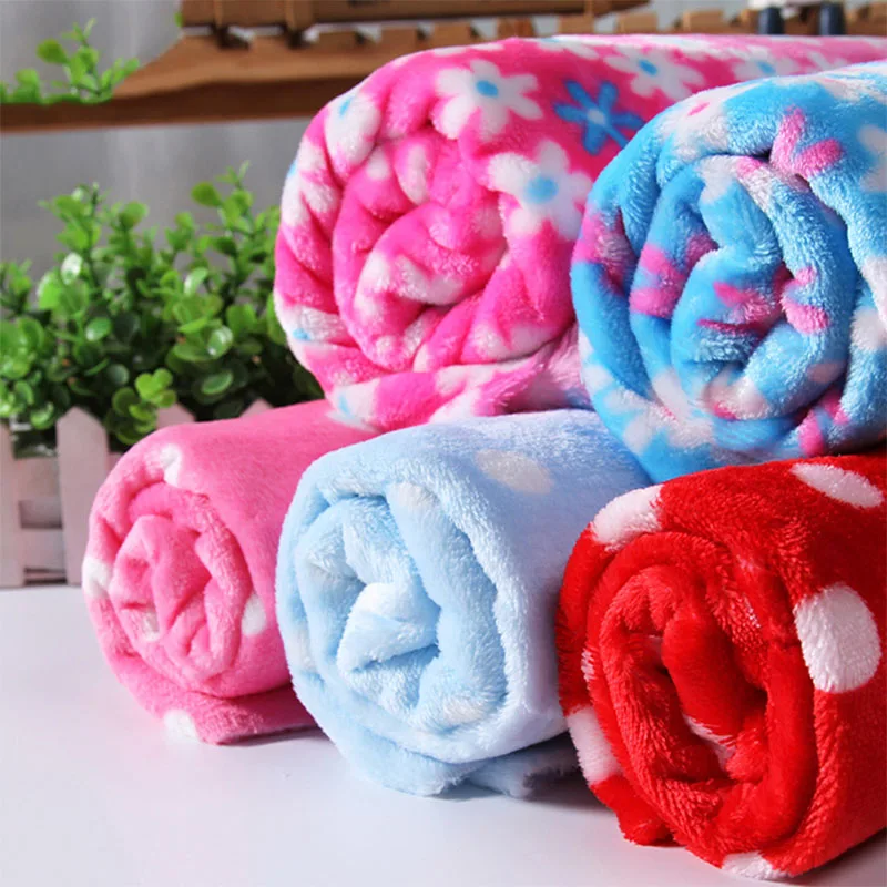 50cm*165cm Coral Fleece Plush Fabric Flannel Fabric for Clothing Blanket Pajama Cloth DIY Quilt Pillow