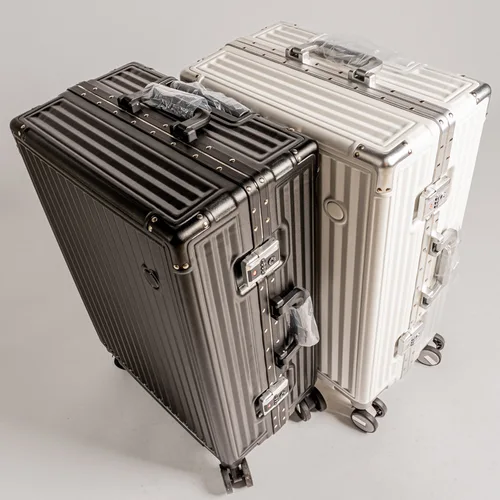Maleta de viaje con ruedas para PC de gran capacidad de 20/24 pulgadas, cerradura de combinación TSA, Maleta de viaje con marco de Metal para negocios, bolsa de viaje con ruedas