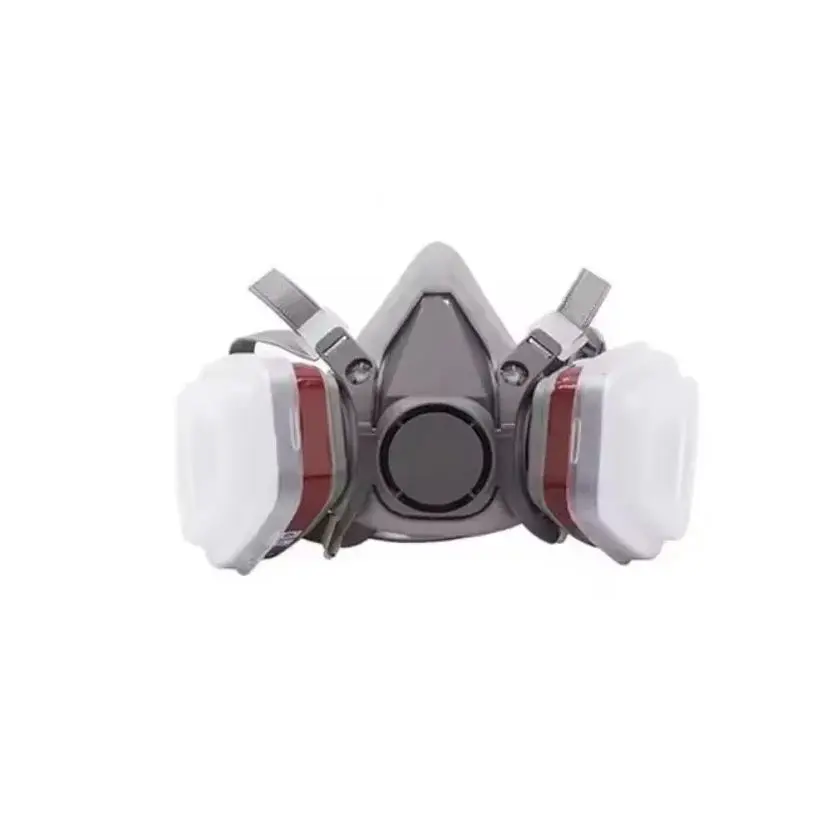 

27in1 Gas Mask 6200 Set Vehicle Painting Spray with Cartridge Box 6001/6002 Orgainc Acid Vapors 5N11 Filters Dust-proof Mining