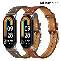 Strap for Mi Band 9 Smartband Leather Watch Band for xiaomi band 8 Bracelet Correa for xiaomi mi band 9 Wristband miband 8 Belt