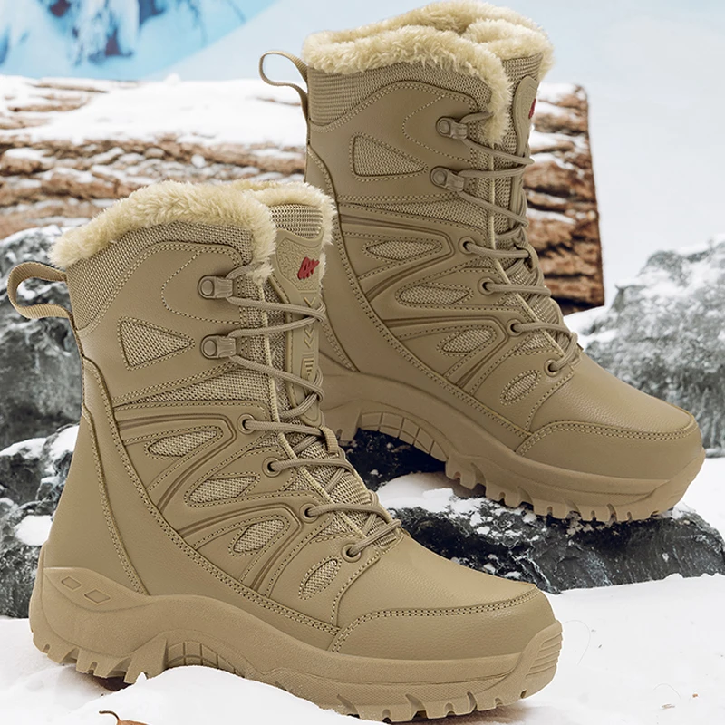 

Men's Outdoor Hiking Boots Lace Up Breathable Training Tactical Hiking Desert Boots Upgraded Tactics Combat Training Boots