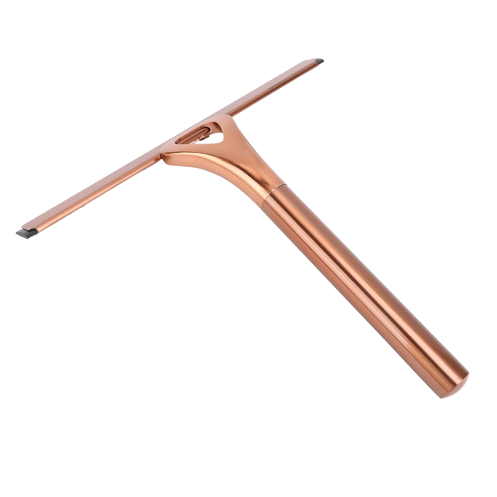 Shower Squeegee Scrubber 304 Stainless Steel Silicon Multifuntional Bathroom Cleaner Wiper for Bathroom Mirror Bronze