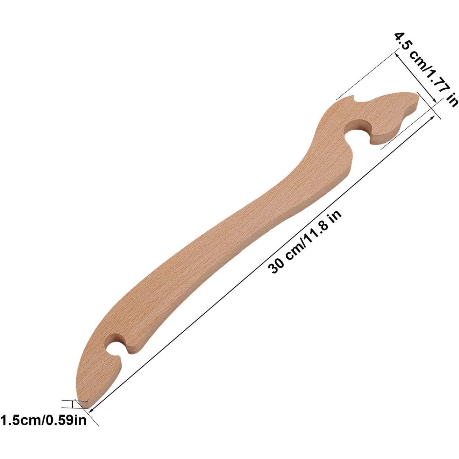 Деревянный съемник стойки для духовки, практичный съемник духовки, толкатель для духовки, инструмент для фритюрницы в духовке, предотвращает ожогов, прибор для выпечки