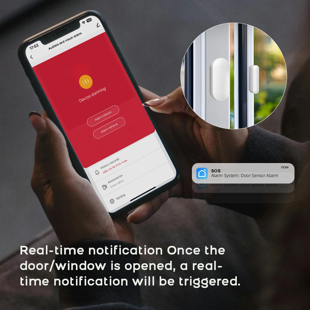 Home Security Tuya Home Alarm Wireless Smart System 2G GSM Wifi Home Child Safety protection Anti-theft Camera automation