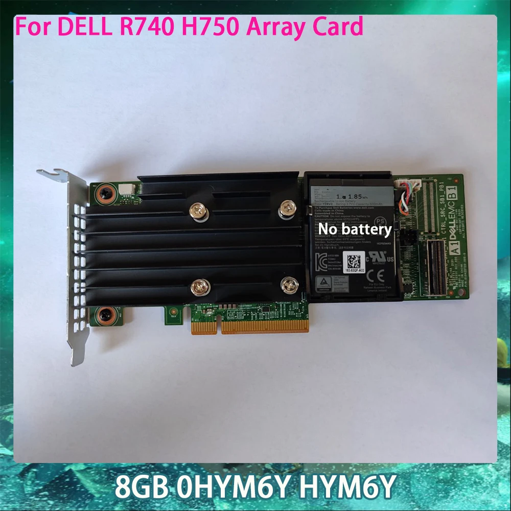 8GB 0HYM6Y HYM6Y For DELL R740 H750 Array Card 8G Cache Disk RAID PCIE*8 New