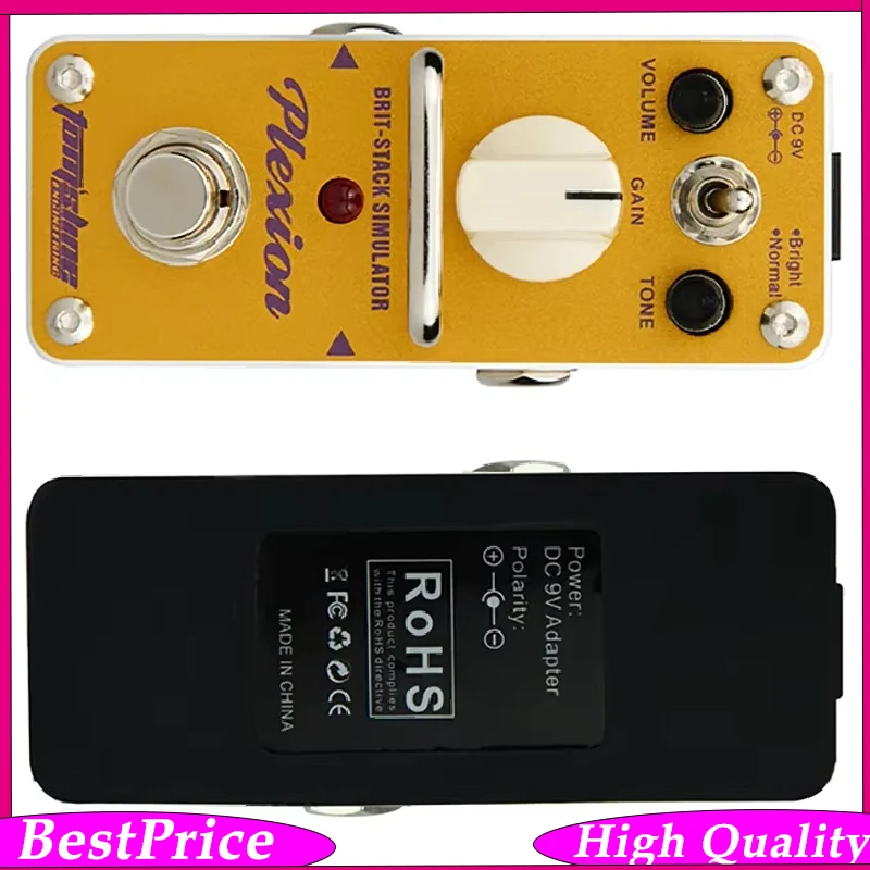 Aroma APN-3 Plexion Guitar Effect Pedal Brit-stack Simulator Aluminum Alloy Housing True Bypass Electric Guitar Parts Accessory