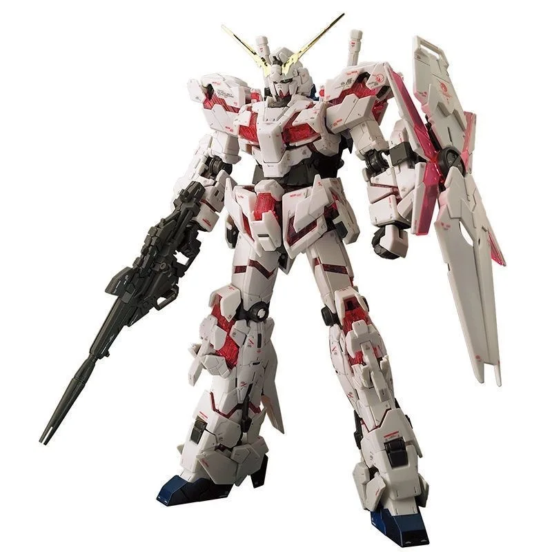 Xfs 1/144 hg Rx-0 modo montado brinquedo modelo figura brinquedo decorações de mesa animação colecionáveis robô periferia figuras presente