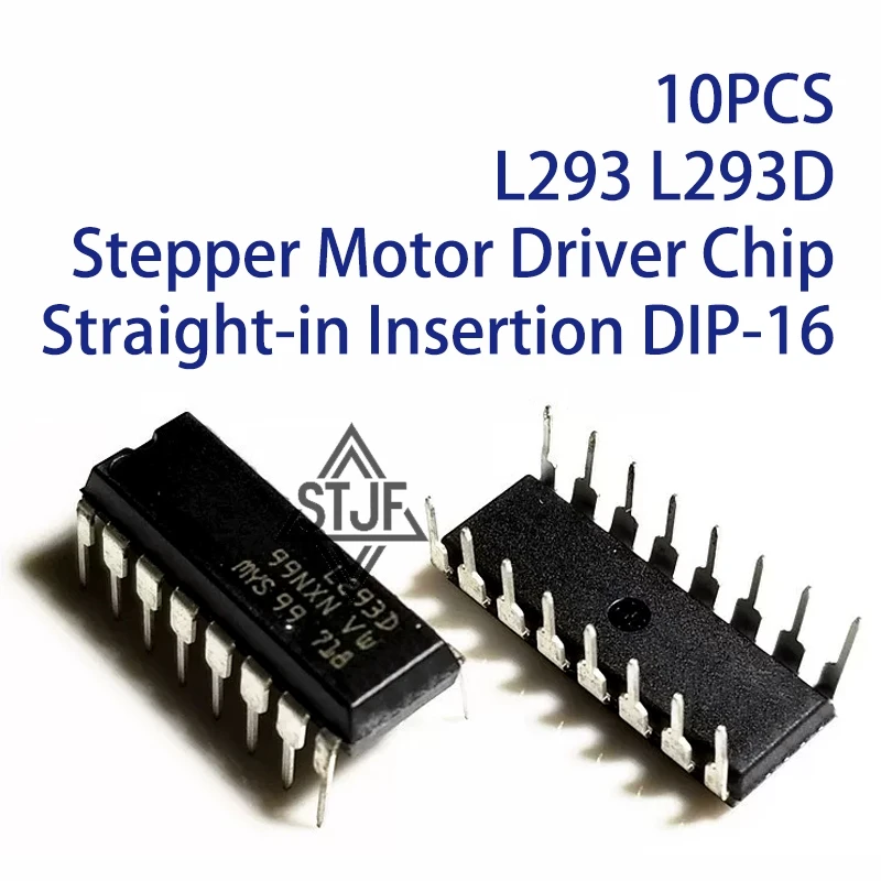 10PCS L293 L293D Stepper Motor Driver Chip Straight-in Insertion DIP-16