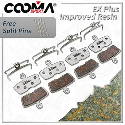 4 Pairs, Bicycle Brake Pads for AVID SRAM DB8. Code, CODE R (2011 to Now), Guide RE Caliper, Ex Plus Class, Alu-Alloy Resin