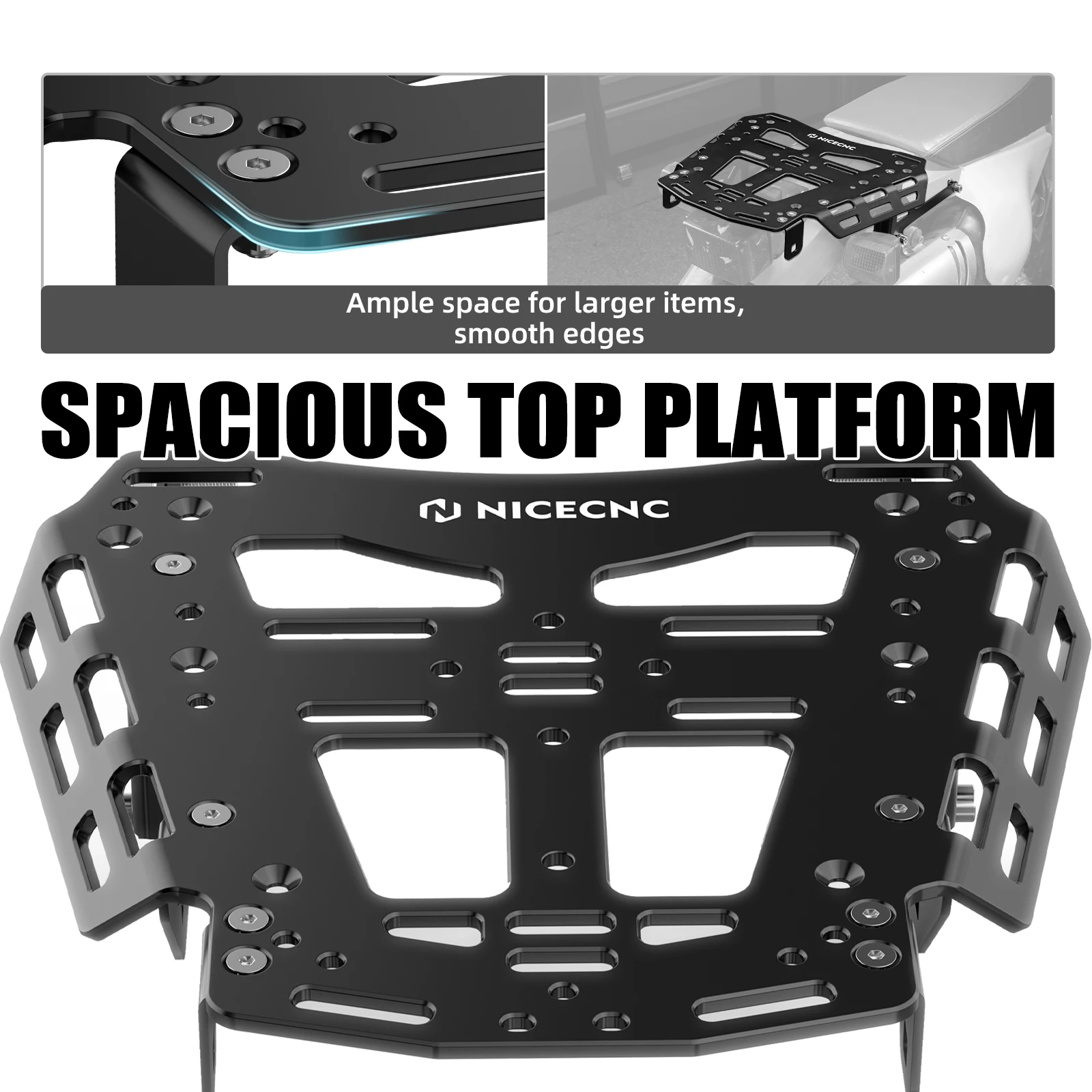 NICECNC For Suzuki DR650 DR 650 1996-2025 2024 Rear Luggage Rack