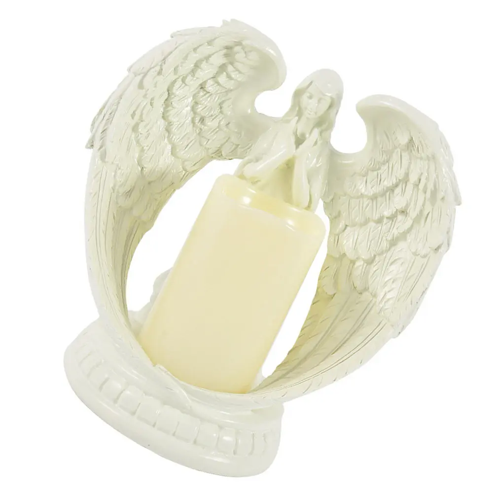 Electronic Angel Ornament Small Decorative Resin Lamp Flameless Desktop Light Stylish Home Decor
