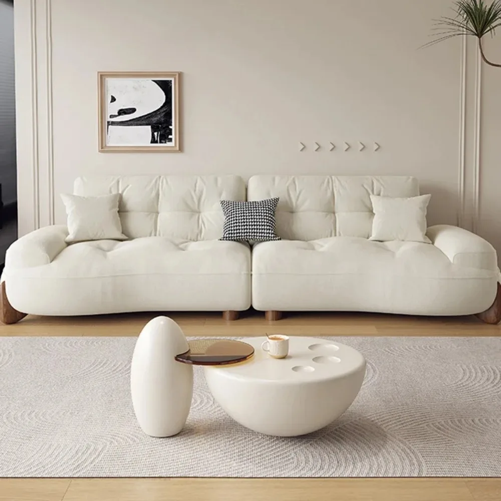 

White Design Living Room Sofa Luxury Lazy Sofas Lounge Living Room Office Home Puffs Sofas Muebles Para El Hogar Home Furniture