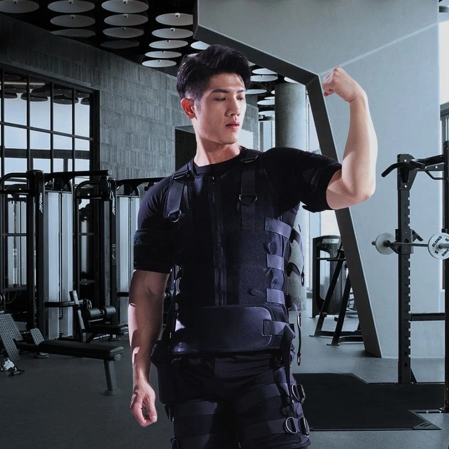 EMS Electrical Pulse Fitness Training Suit - EMS One-Piece Jacket Set