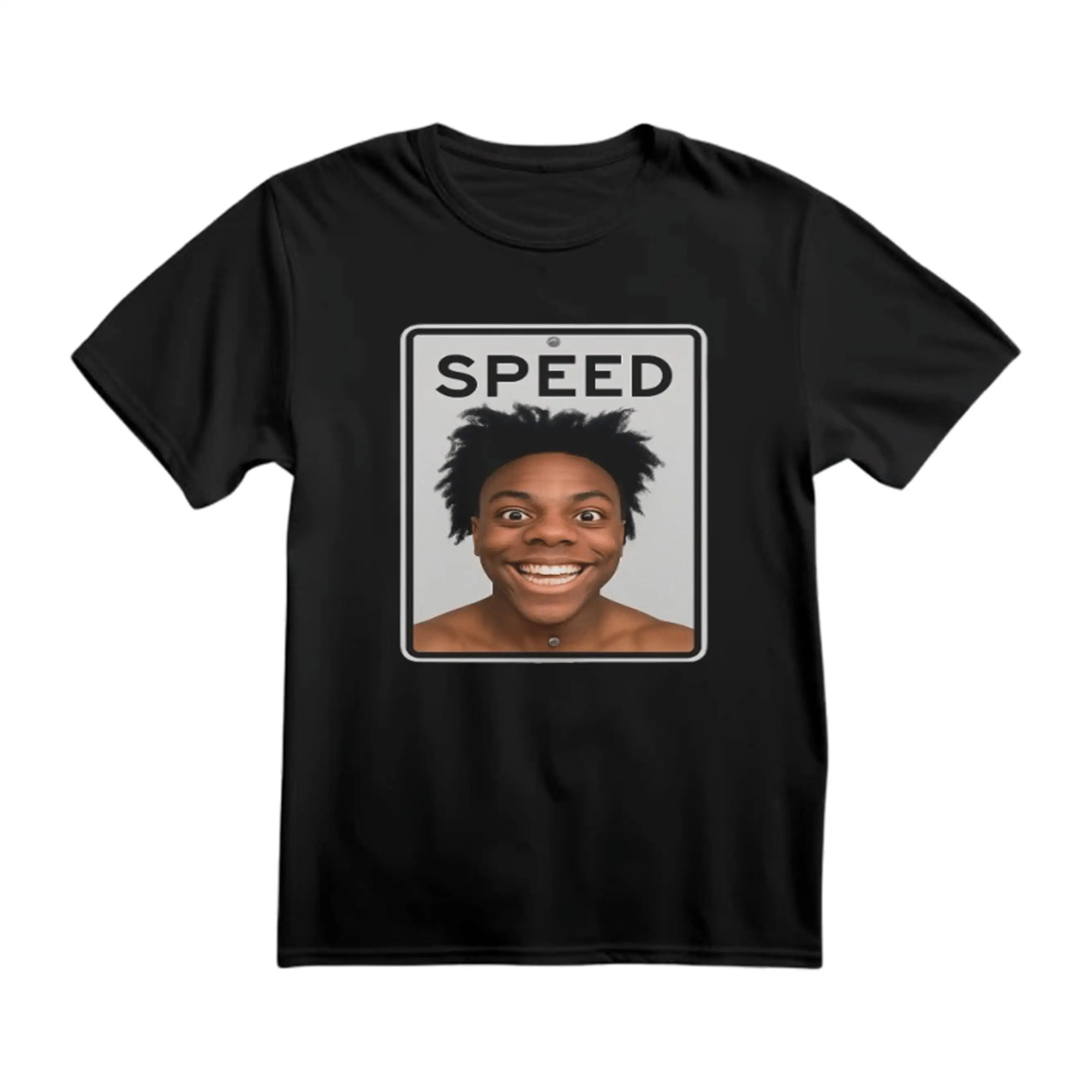 IShowSpeed Meme T-Shirt: Funny Twitch Streamer Tee Summer Men's and Women's Loose and Breathable T-shirt Top