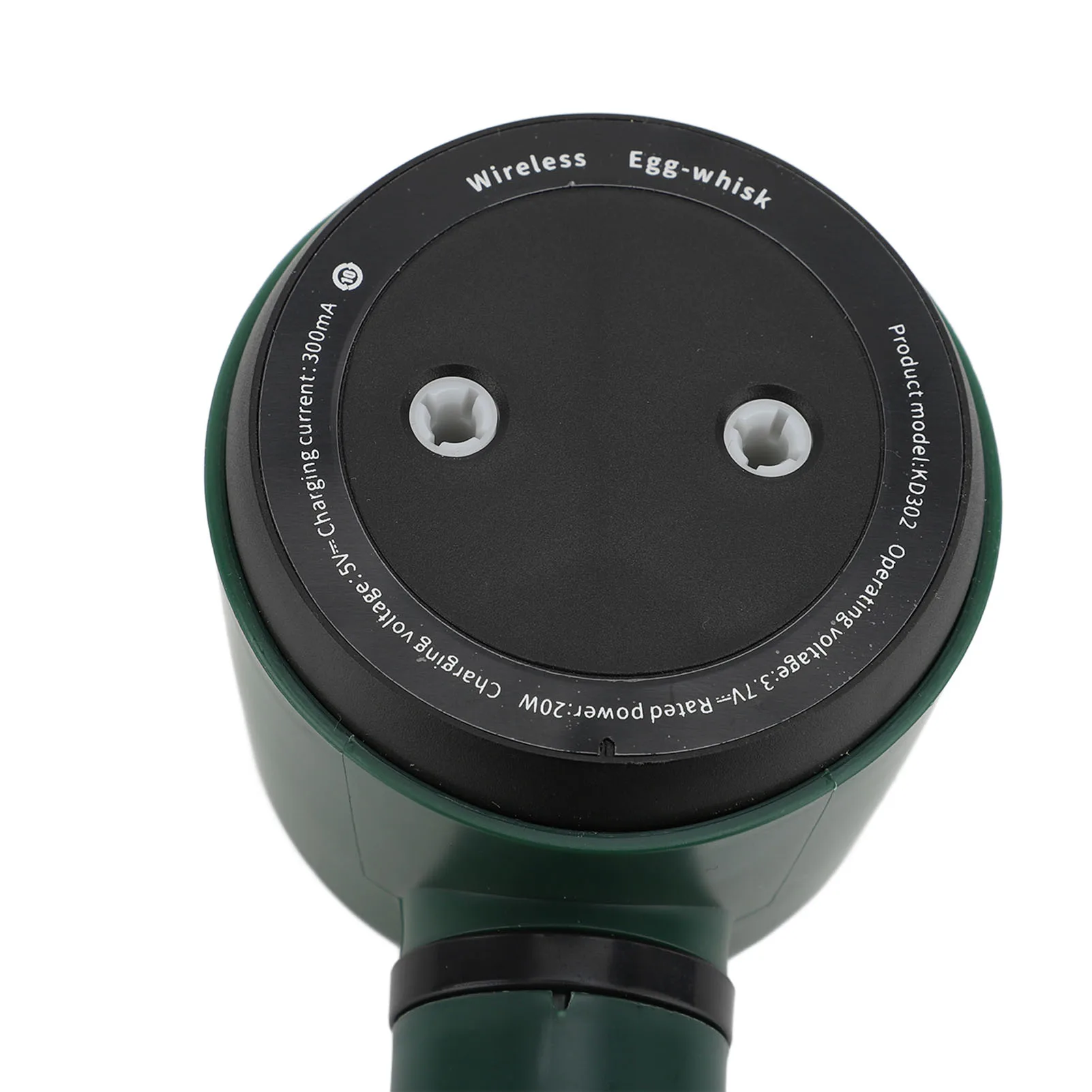 USB Handheld Egg Beater Easy To Clean Cordless Hand Mixer Plastic Stainless Steel Splashproof Powerful Lightweight for Kitchen