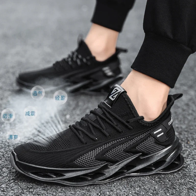 Spring/Autumn Lightweight Breathable Men's Casual Shoes Mesh Neakers Slip-On Casual Footwear Shoes for Men Spor Ayakkabılar