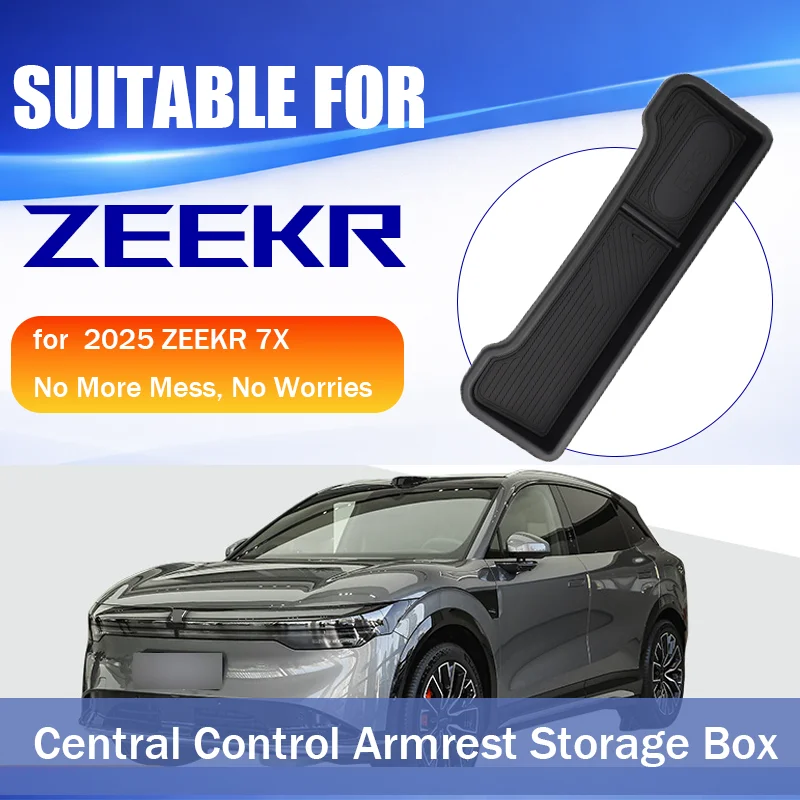 Suitable for 2025 ZEEKR 7X central control screen rear storage box storage box